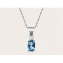 ALTIN LONDON BLUE TOPAZ PIRLANTA KOLYE